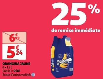 Promoties Orangina jaune - Orangina - Geldig van 23/04/2024 tot 29/04/2024 bij Auchan