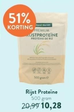 Promoties Rijst proteïne - Huismerk - Holland & Barrett - Geldig van 21/04/2024 tot 28/04/2024 bij Holland & Barret