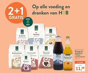 Promoties Biologische appelazijn troebel met kurkuma - Huismerk - Holland & Barrett - Geldig van 21/04/2024 tot 28/04/2024 bij Holland & Barret