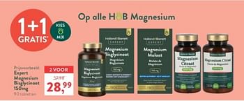 Promoties Expert magnesium bisglycinaat - Huismerk - Holland & Barrett - Geldig van 21/04/2024 tot 28/04/2024 bij Holland & Barret