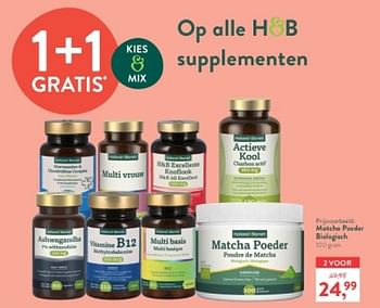 Promoties Matcha poeder biologisch - Huismerk - Holland & Barrett - Geldig van 21/04/2024 tot 28/04/2024 bij Holland & Barret