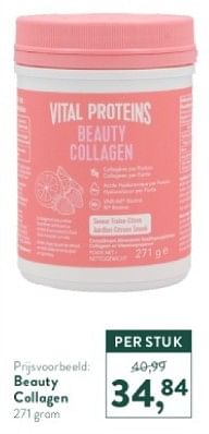 Promoties Beauty collagen - Vital Proteins  - Geldig van 21/04/2024 tot 28/04/2024 bij Holland & Barret