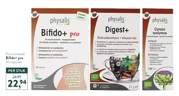 Promotions Bifido+ pro - Physalis - Valide de 21/04/2024 à 28/04/2024 chez Holland & Barret
