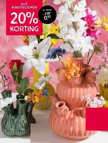 Promoties Alle kunstbloemen - Huismerk - Xenos - Geldig van 21/04/2024 tot 04/05/2024 bij Xenos