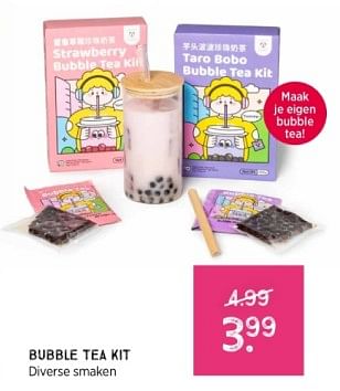 Promotions Bubble tea kit - Huismerk - Xenos - Valide de 21/04/2024 à 04/05/2024 chez Xenos