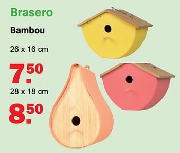 Promoties Brasero bambou - Friendly pet - Geldig van 22/04/2024 tot 11/05/2024 bij Van Cranenbroek