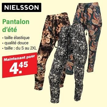 Promoties Pantalon d’été - Nielsson - Geldig van 22/04/2024 tot 11/05/2024 bij Van Cranenbroek