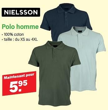 Promoties Polo homme - Nielsson - Geldig van 22/04/2024 tot 11/05/2024 bij Van Cranenbroek