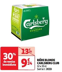 Bière blonde carlsberg club-Carlsberg Luxe