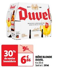 Bière blonde duvel-Duvel