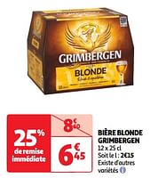 Promoties Bière blonde grimbergen - Grimbergen - Geldig van 23/04/2024 tot 29/04/2024 bij Auchan