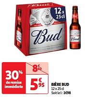 Promoties Bière bud - Bud - Geldig van 23/04/2024 tot 29/04/2024 bij Auchan