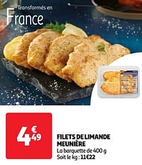 Filets de limande meunière-Huismerk - Auchan