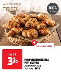 Mini viennoiseries pur beurre-Huismerk - Auchan