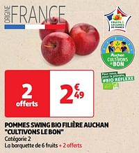 Pommes swing bio filière auchan cultivons le bon-Huismerk - Auchan