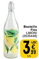 Promotions Bouteille fles limoni - Produit maison - Cora - Valide de 23/04/2024 à 06/05/2024 chez Cora