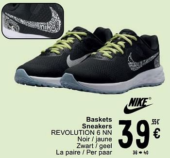 Promoties Baskets sneakers revolution 6 nn - NIKE - Geldig van 23/04/2024 tot 06/05/2024 bij Cora