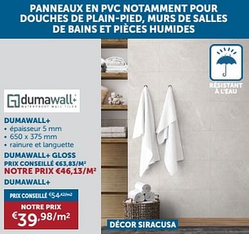 Promoties Dumawall+ gloss - Dumawall - Geldig van 23/04/2024 tot 20/05/2024 bij Zelfbouwmarkt