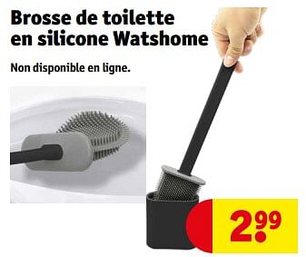 Promotions Brosse de toilette en silicone watshome - Watshome - Valide de 23/04/2024 à 28/04/2024 chez Kruidvat