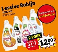 Promotions Lessive robijn - Robijn - Valide de 23/04/2024 à 28/04/2024 chez Kruidvat