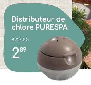 Promoties Distributeur de chlore purespa - Huismerk - Mr. Bricolage - Geldig van 23/04/2024 tot 30/06/2024 bij Mr. Bricolage