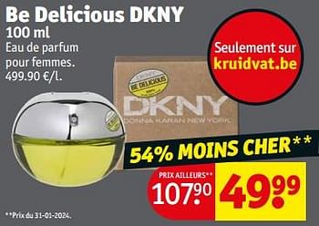Promotions Be delicious dkny - DKNY - Valide de 23/04/2024 à 28/04/2024 chez Kruidvat