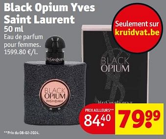Promotions Black opium yves saint laurent - Yves Saint Laurent - Valide de 23/04/2024 à 28/04/2024 chez Kruidvat