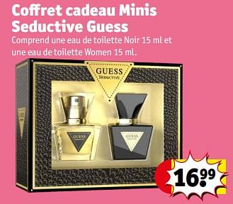 Promotions Coffret cadeau minis seductive guess - Guess - Valide de 23/04/2024 à 28/04/2024 chez Kruidvat