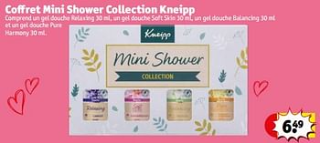 Promotions Coffret mini shower collection kneipp - Kneipp - Valide de 23/04/2024 à 28/04/2024 chez Kruidvat