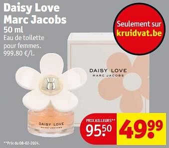Promotions Daisy love marc jacobs - Marc Jacobs - Valide de 23/04/2024 à 28/04/2024 chez Kruidvat