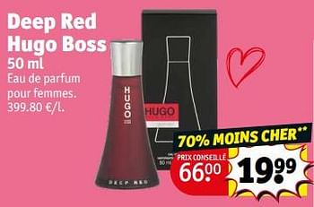 Promoties Deep red hugo boss - Hugo Boss - Geldig van 23/04/2024 tot 28/04/2024 bij Kruidvat