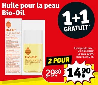 Promoties Huile pour la peau 100 % naturelle - Bio-Oil - Geldig van 23/04/2024 tot 28/04/2024 bij Kruidvat