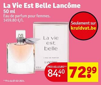 Promoties La vie est belle lancôme - Lancome - Geldig van 23/04/2024 tot 28/04/2024 bij Kruidvat