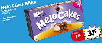 Promotions Melo cakes milka - Milka - Valide de 23/04/2024 à 28/04/2024 chez Kruidvat