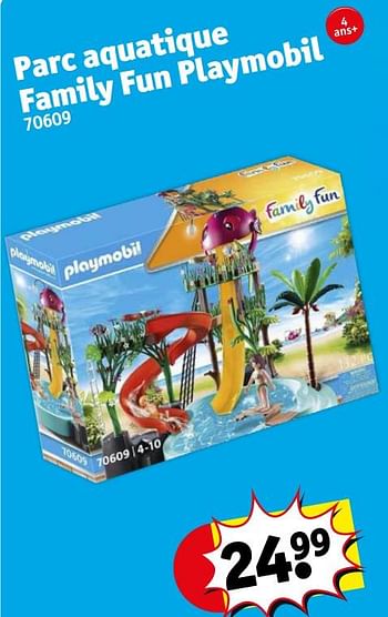 Promotions Parc aquatique family fun playmobil 70609 - Playmobil - Valide de 23/04/2024 à 28/04/2024 chez Kruidvat