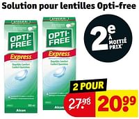 Promotions Solution pour lentilles opti-free - Opti-Free - Valide de 23/04/2024 à 28/04/2024 chez Kruidvat