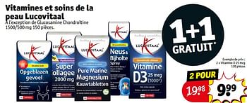 Promotions Vitamine d 25 mcg - Lucovitaal - Valide de 23/04/2024 à 28/04/2024 chez Kruidvat