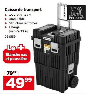 Promotions Caisse de transport - Peugeot - Valide de 23/04/2024 à 05/05/2024 chez Mr. Bricolage