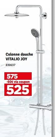Promoties Colonne douche vitalio joy - Grohe - Geldig van 23/04/2024 tot 05/05/2024 bij Mr. Bricolage