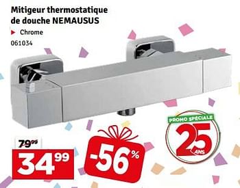 Promoties Mitigeur thermostatique de douche nemausus - Huismerk - Mr. Bricolage - Geldig van 23/04/2024 tot 05/05/2024 bij Mr. Bricolage