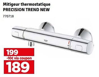 Promoties Mitigeur thermostatique precision trend new - Grohe - Geldig van 23/04/2024 tot 05/05/2024 bij Mr. Bricolage