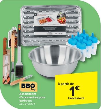 Promotions Assortiment d’accessoires pour barbecue - Produit maison - Carrefour  - Valide de 24/04/2024 à 06/05/2024 chez Carrefour