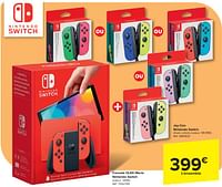 Promotions Console oled mario nintendo switch + joy-con nintendo switch - Nintendo - Valide de 24/04/2024 à 06/05/2024 chez Carrefour