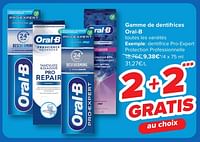 Promotions Dentifrice pro-expert protection professionnelle - Oral-B - Valide de 24/04/2024 à 06/05/2024 chez Carrefour