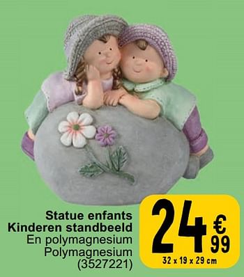 Promoties Statue enfants kinderen standbeeld - Huismerk - Cora - Geldig van 23/04/2024 tot 06/05/2024 bij Cora