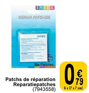 Promoties Patchs de réparation reparatiepatches - Intex - Geldig van 23/04/2024 tot 06/05/2024 bij Cora