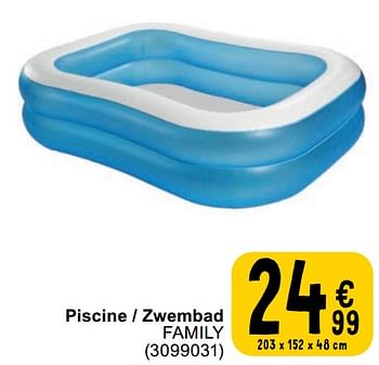 Promoties Piscine - zwembad family - Intex - Geldig van 23/04/2024 tot 06/05/2024 bij Cora