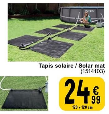 Promoties Tapis solaire - solar mat - Intex - Geldig van 23/04/2024 tot 06/05/2024 bij Cora