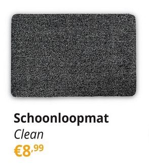 Promoties Schoonloopmat clean - Huismerk - Ygo - Geldig van 29/03/2024 tot 28/04/2024 bij Ygo