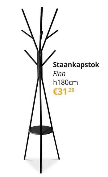 Promoties Staankapstok finn - Huismerk - Ygo - Geldig van 29/03/2024 tot 28/04/2024 bij Ygo